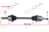 Komple Aks Sol Palıo 1.2-1.4-1.6 16V Aks Lale Li 591Mm Gva 4421004