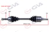 Komple Aks Sol Toyota Corolla 1.4L 1.6L 4Zz-Fe 3Zz-Fe Zze120 Zze121 Vvti 02-06 Abs Li 26X23 - Abs 48 Diş Komple Boy 633.5Mm Gva 4471071