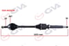 On Aks Komple Sag Transıt V184 2.0Tdcı 125Ps 00>06 Abs Lı 1055Mm Gva 4433130