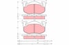 Ön Balata Cıtroen Bx 1.1-1.4 82-92 54.7X105x18 Trw Gdb313