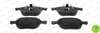 Ön Balata Focus 04>18 Cmax 07>19 Kuga I -Iı 08>14 Volvo V40 19> C30 06>12 S70 08>13S40 04> 12 V50 04>12 Mazda 3 03>09 5 05>09 Ferodo Fdb1594