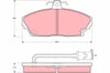 Ön Balata Honda Legend 2.5İ 86-88 Rover 800 88-91 Gdb479 Trw Gdb479
