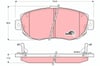 Ön Balata Lexusgs 00-04 Lexusıs 01-05 Trw Gdb3235