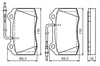 Ön Balata Pejo 406 2.2Hdi 00-12.04 406 3.0 97-12.04 69.3X109.7X17.8 0986Tb2694 Bosch 0986424658