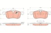 Ön Balata Rover 75 1.8-2.0 Gdt-V6-2.5 V6 99-05 Mg Zt 160-190 02-05 Trw Gdb1374