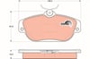 Ön Balata Volvo S90 2.9 V90 2.9 740 2.0 2.3 2.4 940 2.0 2.3 960 2.0 2.9 Trw Gdb837