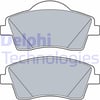 Ön Balata Volvo Xc40 1.5T3 2019 > 2.0 D3 D4 T2 T4 T5 B4 B5 >2018 > 16 Jant Delphı Lp3528