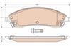 Ön Disk Balata Cadıllac Srx Trw Gdb4451