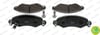 Ön Fren Balatası Opel Agıla 1.0 1.2-1.3 Cdti 00>07 Suzukı Wagon R Solıo-Ignıs 1.3 4Wd 03> Subaru Jus Ty Iıı 03> Ferodo Fdb1423