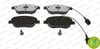 Ön Fren Balatası Opel Combo D 12> Punto Evo 1.3-1.4-1.6D Mtj 09 > 500-500C 1.3Dmj 10 > Grande Punto 1.6Dmtj 09 > Ferodo Fdb1467w