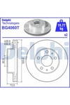 ON FREN DISK AYNASI JUMPER III BOXER III DUCATO III 20Q CAP300 KALINLIK32 06- DELPHI BG4060-51705758