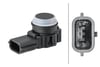 Park Yardım Sistemi Sensörü.3-Kutuplu.Siyah.Renault Hella 6Px358141761