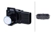 Park Yardım Sistemi Sensörü.Dörtgen.Lexus Gx-Lx-Rx/Toyota Aurion-Camry-Corolla-Land-Sienna Hella 6Px358270131
