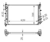 Radyatör Brazing Lınea 1.3 Jtd Ac Klimasız Mek 621X395x26 Gva 3129002