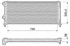 Radyatör Doblo 1.9 Jtd-1.3Mtj Mek Ac Klimasız 700X310x42 -46807378 Op 55174187