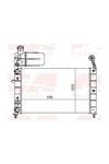 Su Radyatoru Mekanik ( Fiat : Tempra Tipo 1.4 16 Karbb. Nac Bidonlu 90-93 ) 498x322x32 - -80400