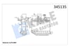 Turbo Radyatörü Intercooler Avensıs 2.0 D4d 99-05 65X260x125 Al/Pl/Brz Kale 345135
