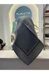 PAK TİVİL İPEK EŞARP 90*90 CM - KOYU GRİ