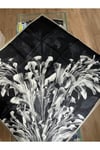 ZER TİVİL İPEK EŞARP 90*90 CM - SİYAH