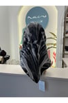 ZER TİVİL İPEK EŞARP 90*90 CM - SİYAH