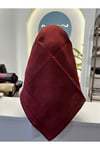 ZERRE TİVİL İPEK EŞARP 90*90 CM - KIRMIZI
