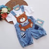 Sevimli ayıcık jean sopet set