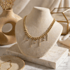 14K ALTIN KAPLAMA KOLYE