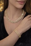 14K ALTIN KAPLAMA SET