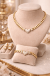 14K GOLD ALTIN KAPLAMA SET