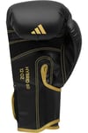 ADIH80 Hybrid 80 Boks Eldiveni Kick Boks Eldiveni Siyah Altın