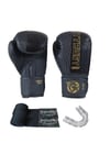 Cool Lime Hakiki Deri Kick Boks Eldiveni Boks Eldiveni Muay Thai Dragon Bandaj Dişlik 3'lü set