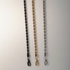 Burgulu Model Çanta Zinciri 120 cm Nikel, Light Gold ve Siyah Nikel