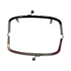 Cüzdan ve Çanta Metali Cüzdan Klipsi Bursu Oval Oluklu Model 20 cm Gümüş Renk