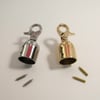 Kancalı Kovan 2*5 cm Nikel ve Light Gold (Min. 4 Adet)