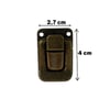 Kutu Kilidi Sandık Kilidi Emniyet Kilidi 2.7 cm Nikel, Siyah Nikel ve Antik (Min. 2 Adet)