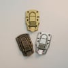 Kutu Kilidi Sandık Kilidi Emniyet Kilidi 3 cm Nikel, Antik ve Light Gold (Min. 2 Adet)