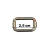 Metal Çerçeve 2.5 cm Nikel (Min. 10 Adet)
