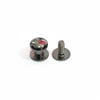 Topuzlu Vida, Çanta ve Cüzdan Vidası, Asker, Chicago Screw, 8.5 mm Nikel, 15 Adet