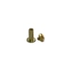 Vidalı Boru Çanta, Kemer ve Menü Vidası 12 mm Gold, 25 Adet