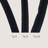 YKK Fermuar Tip 5 Siyah (Min. 3 Metre)