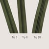 YKK Fermuar Tip 8 Haki (Min. 3 Metre)