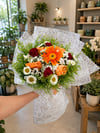 Marmaris Sunset Premium Buketi | Gerbera ve Gül Buketi