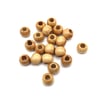 Ahşap Boncuk Yuvarlak 10 mm 20 Adet