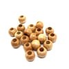 Ahşap Boncuk Yuvarlak 8 mm 20 Adet