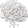 Elips Rakam Boncuk Beyaz 6 mm 250 gr
