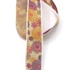 File Kurdele 2,5 cm Çiçekli