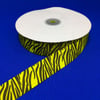 Grogren Kurdele 2,5 Cm Leopar ve Zebra Desenli