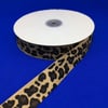 Grogren Kurdele 2,5 Cm Leopar ve Zebra Desenli