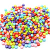Harf Boncuk Elips Pastel Renkli 6 mm 250 gr