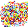 Harf Boncuk Elips Pastel Renkli 6 mm 250 gr
